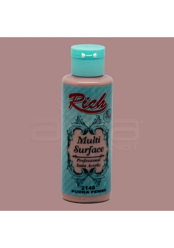 Rich Multi Surface Akrilik Boya 120ml 2148 Pudra Pembe