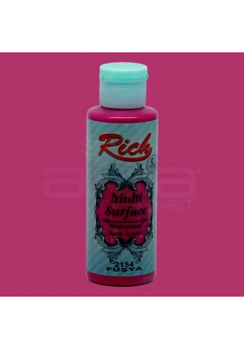 Rich Multi Surface Akrilik Boya 120ml 2154 Fuşya