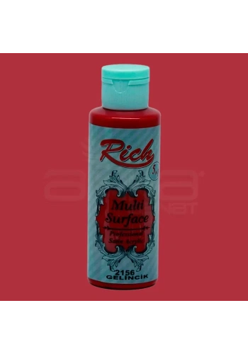 Rich Multi Surface Akrilik Boya 120ml 2156 Gelincik