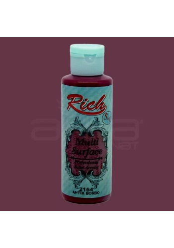 Rich Multi Surface Akrilik Boya 120ml 2164 Antik Bordo