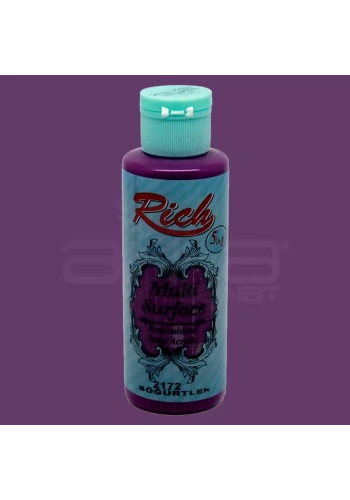 Rich Multi Surface Akrilik Boya 120ml 2172 Böğürtlen
