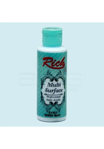 Rich Multi Surface Akrilik Boya 120ml 2182 Bebek Mavi