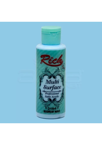 Rich Multi Surface Akrilik Boya 120ml 2184 Bodrum Mavi