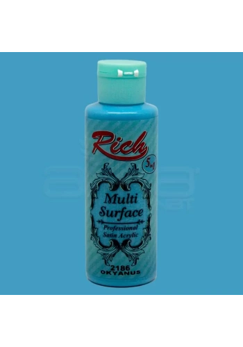Rich Multi Surface Akrilik Boya 120ml 2186 Okyanus