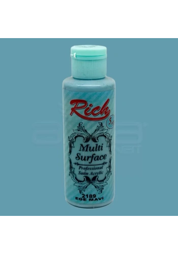 Rich Multi Surface Akrilik Boya 120ml 2189 Ege Mavi