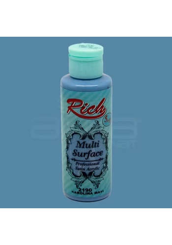 Rich Multi Surface Akrilik Boya 120ml 2190 Karolına Mavi