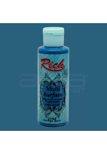 Rich Multi Surface Akrilik Boya 120ml 2192 Petrol Mavi