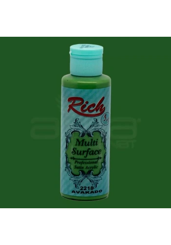 Rich Multi Surface Akrilik Boya 120ml 2218 Avakado
