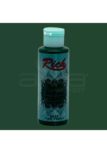 Rich Multi Surface Akrilik Boya 120ml 2222 Yağ Yeşili