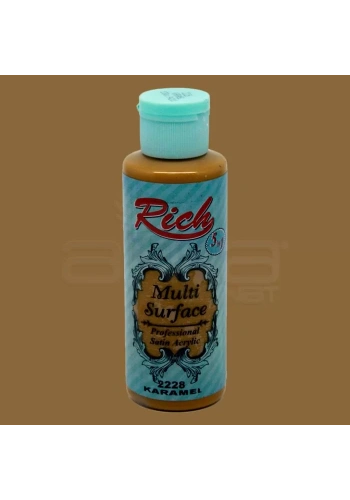 Rich Multi Surface Akrilik Boya 120ml 2228 Karamel