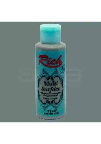 Rich Multi Surface Akrilik Boya 120ml 2242 Antik Gri