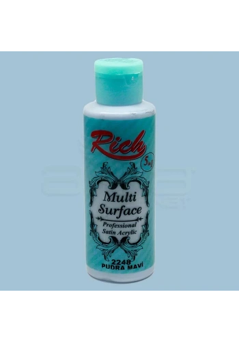 Rich Multi Surface Akrilik Boya 120ml 2248 Pudra Mavi
