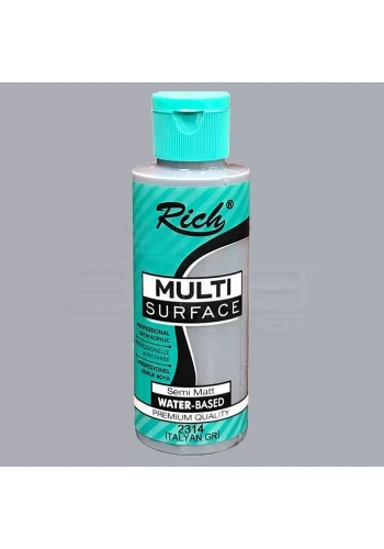 Rich Multi Surface Akrilik Boya 120ml 2314 İtalyan Gri
