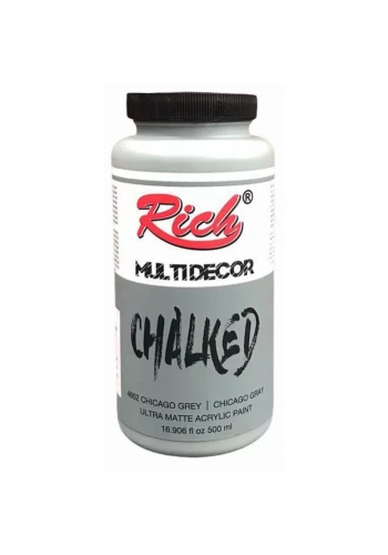 Rich Multi Decor Chalked Akrilik Boya 500ml 4602 Chıcago Grey