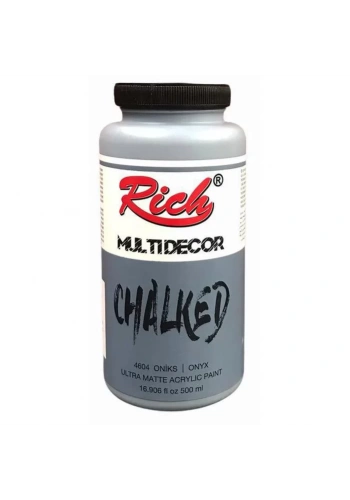 Rich Multi Decor Chalked Akrilik Boya 500ml 4604 Onıx