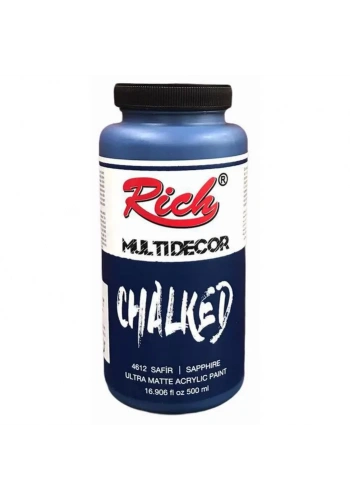 Rich Multi Decor Chalked Akrilik Boya 500ml 4612 Safir