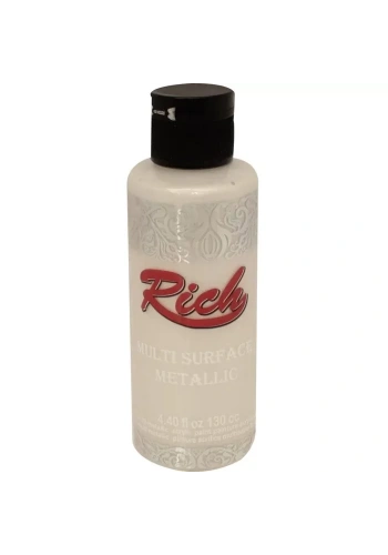 Rich Multi Surface Metalik Her Yüzey İçin Akrilik Boya 120ml 6500 İnci