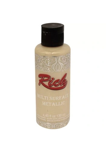 Rich Multi Surface Metalik Her Yüzey İçin Akrilik Boya 120ml 6514 Krem