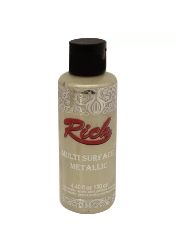 Rich Multi Surface Metalik Her Yüzey İçin Akrilik Boya 120ml 6516 Bal Köpüğü