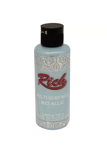 Rich Multi Surface Metalik Her Yüzey İçin Akrilik Boya 120ml 6538 Bebek Mavi