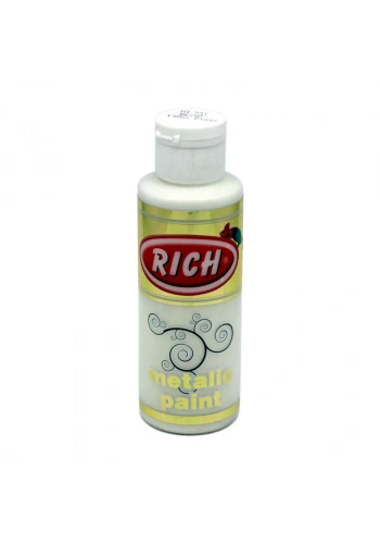 Rich Akrilik Metalik Boya 120ml 731 Beyaz