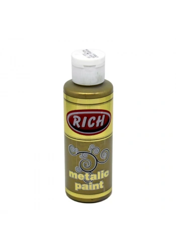 Rich Akrilik Metalik Boya 120ml 772 Koyu Altın