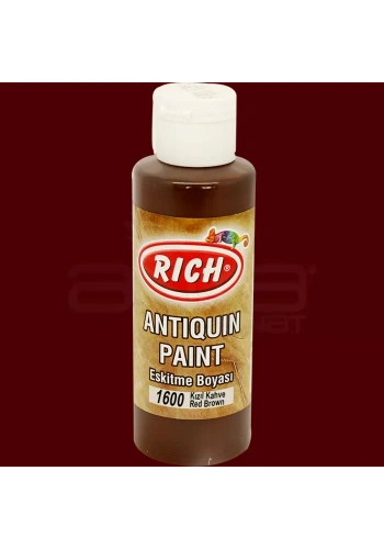 Rich Eskitme Boyası 120ml 1600 Kızıl Kahve