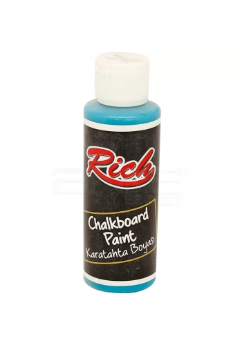 Rich Su Bazlı Kara Tahta Boyası 120ml 1640 Turkuaz