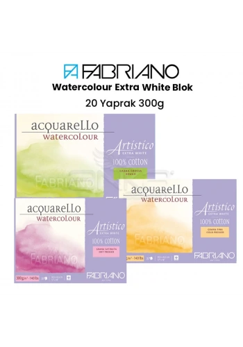 Fabriano Artistico Extra White 300g 20 Yaprak 26x36cm
