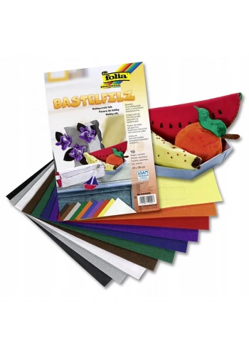 Folia Keçe 20x30cm 10 Renk