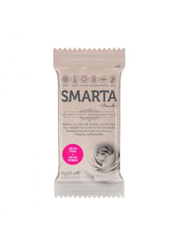 Smarta Hava ile Kuruyan Modelleme Hamuru 100g Neon Pembe