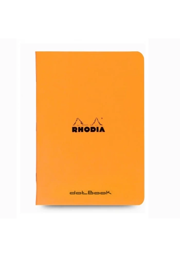 Rhodia Stapled Noktalı Defter Turuncu A5