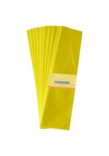 Lino Lüx Krapon Kağıdı 10lu 50cmx2m Sarı