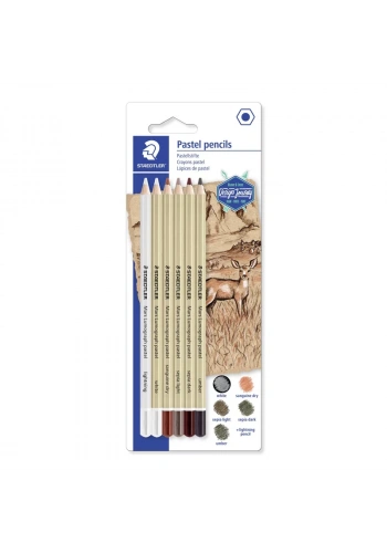 Staedtler Mars Lumograf Pastel Kalem 6lı Set 100P-SBK6