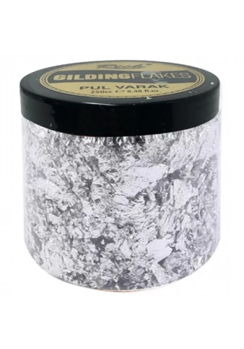 Rich Gilding Flakes Pul Varak 250cc Gümüş