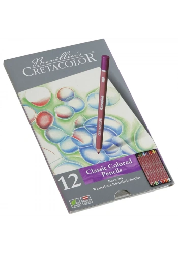 Cretacolor Karmina Kuru Boya Kalem Seti 12li Metal Kutu 27012