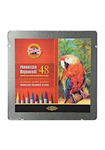Koh-i-Noor Progresso Aquarell Woodless Coloured Pencil Set 48li 8786