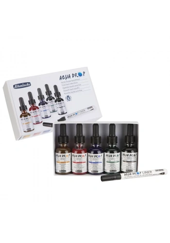 Schmincke Aqua Drop Painting Set 5x30ml