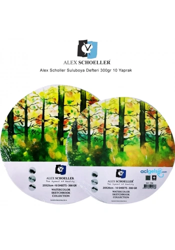 Alex Scholler Suluboya Defteri 300gr 10 Yaprak