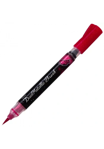 Pentel Sıvı Metalik Mürekkepli Pompalı Fırça Uçlu Kalem Pembe