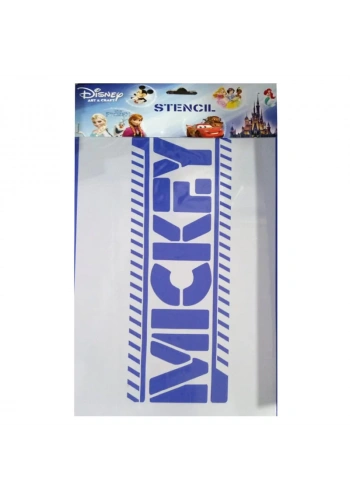 Ponart Mickey yazısı stencil 20x30cm TWD-S104 The Walt Disney