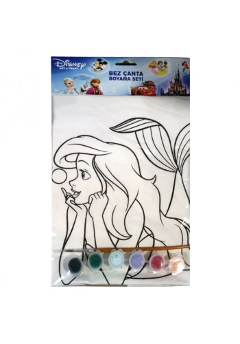 Ponart Ariel baskılı çanta 35x42cm TWD-B105 The Walt Disney