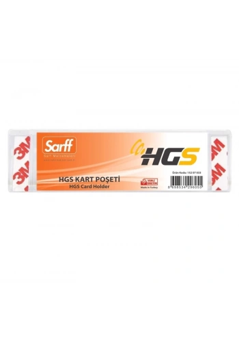 SARFF 12x4CM HGS KART POŞETLERİ - 25ADET