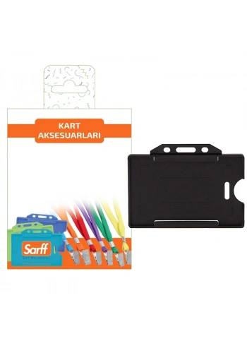 SARFF SİYAH SERT KART KABI BLİSTER - 10ADET