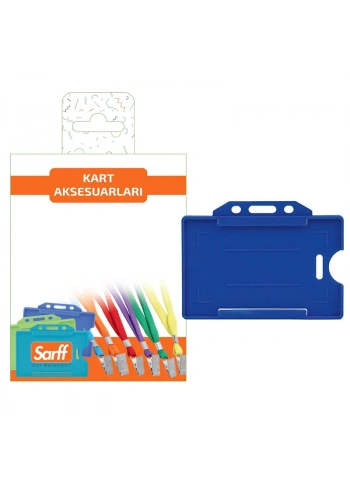 SARFF MAVİ SERT KART KABI BLİSTER - 10ADET