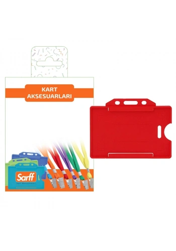 SARFF KIRMIZI SERT KART KABI BLİSTER - 10ADET