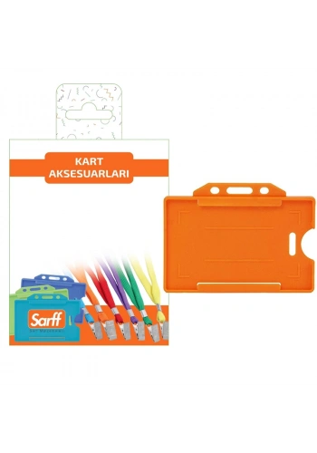 SARFF TURUNCU SERT KART KABI BLİSTER - 10ADET