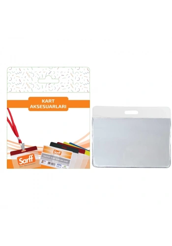 SARFF 9.5X7.5CM BEYAZ KART POŞETİ BLİSTER - 10ADET