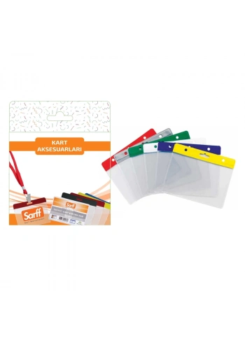 SARFF 9.5X7.5CM KARIŞIK RENK KART POŞETİ BLİSTER - 10ADET