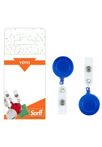 SARFF YUVARLAK KANCALI MAVİ EKO YOYO BLİSTER - 2ADET